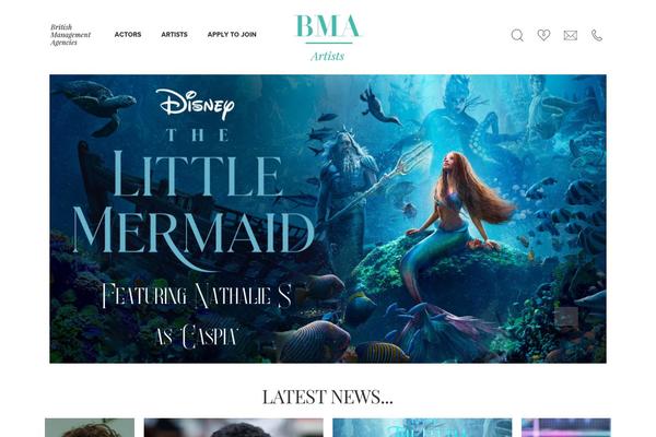 Bma theme site design template sample