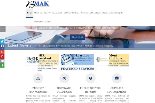 bmak.ca site used Salient