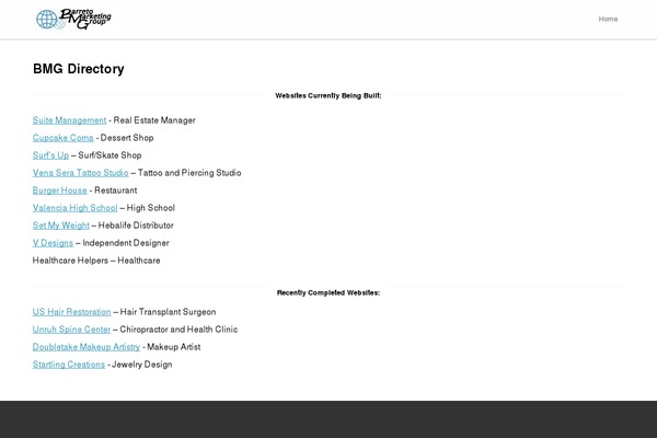 Simple theme site design template sample