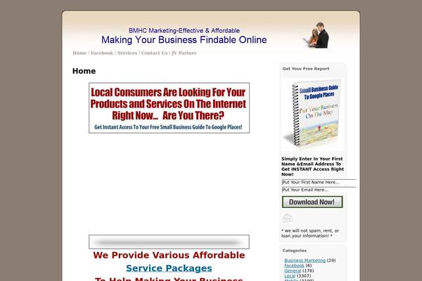 Lifestyle theme site design template sample