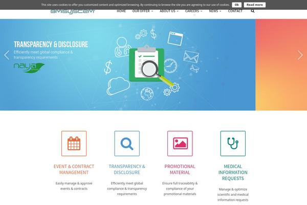 One theme site design template sample