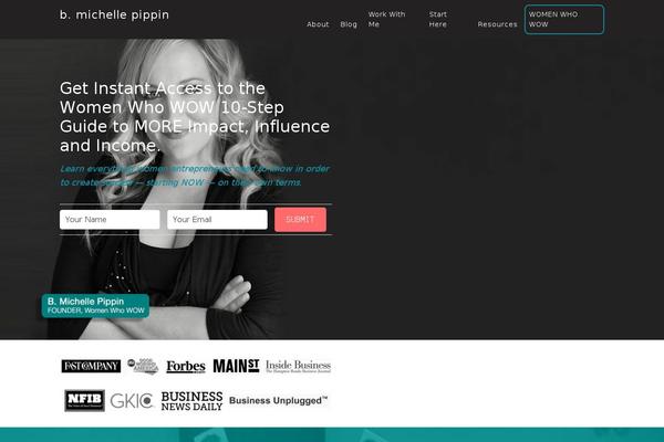 Minimum Pro theme site design template sample