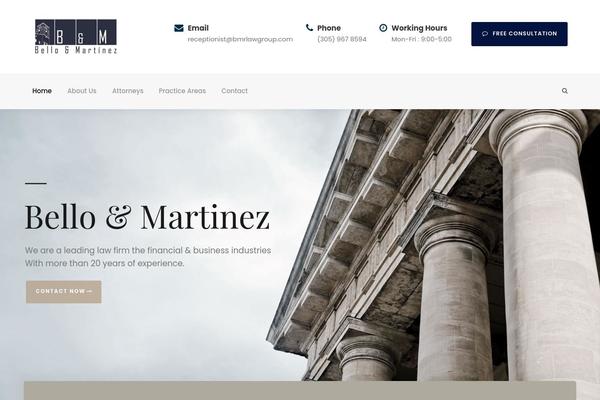 Attorna theme site design template sample