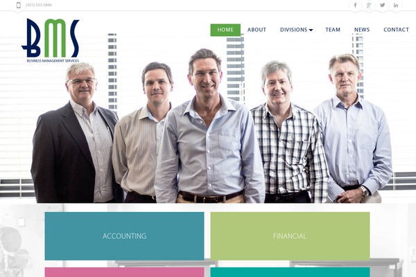 Bms theme site design template sample