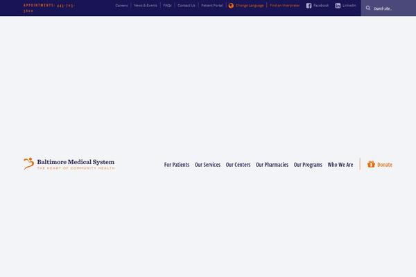 Bms theme site design template sample