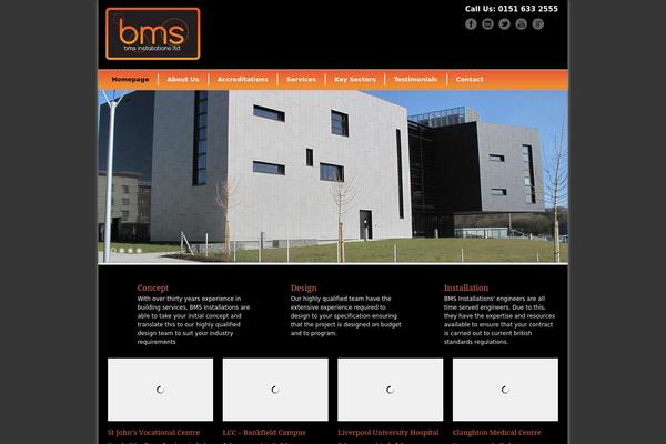 Modernize theme site design template sample