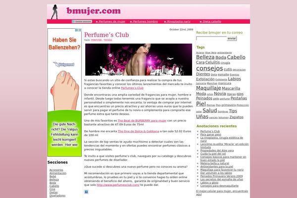 Bluesense theme site design template sample
