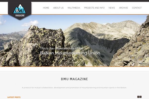 Vantage theme site design template sample