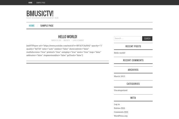 WordPress website example screenshot