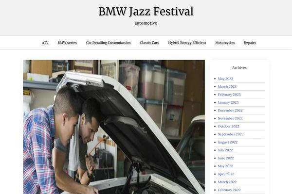 X Blog theme site design template sample