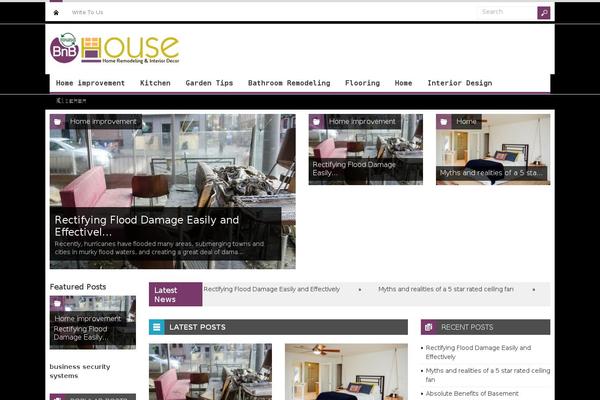 Spirit theme site design template sample