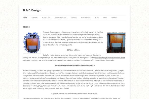 Twenty Twelve theme site design template sample