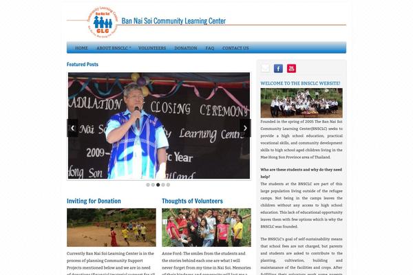 Tiga theme site design template sample