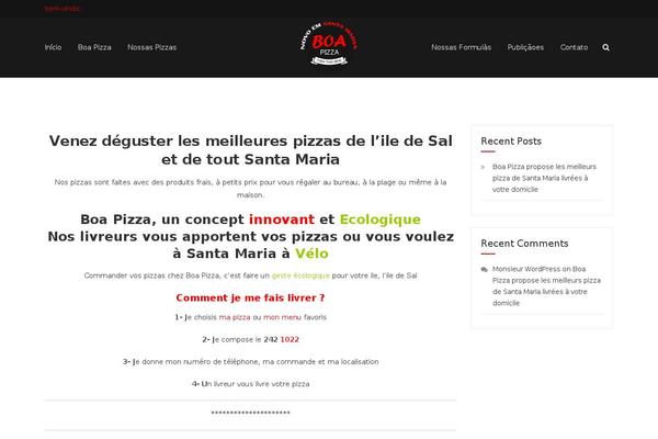 FoodHunt theme site design template sample