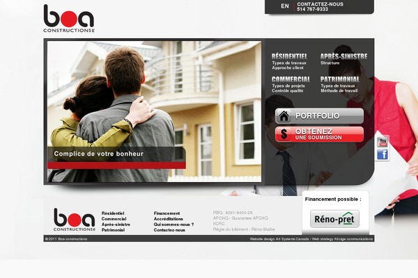 boaconstructions.com site used Boa