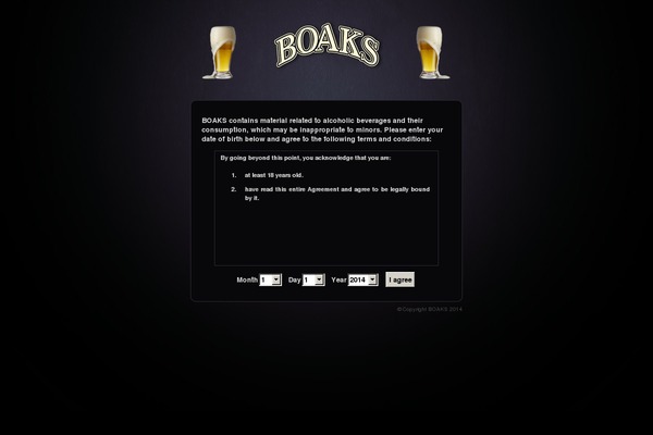 Black Label theme site design template sample