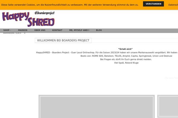 Site using WooCommerce plugin
