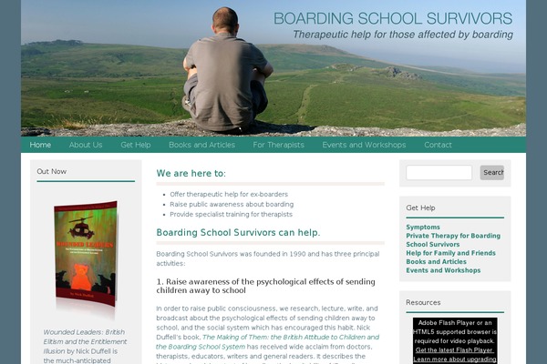 boardingschoolsurvivors.co.uk site used Beckett