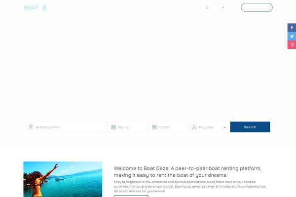 Wprentals-child theme site design template sample