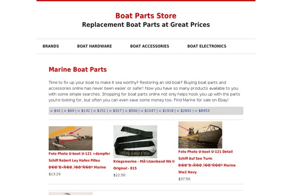 boatpartsmarinestoreonline.biz site used Aldus