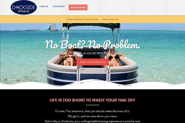 boatrentalsindestin.com site used Dockside