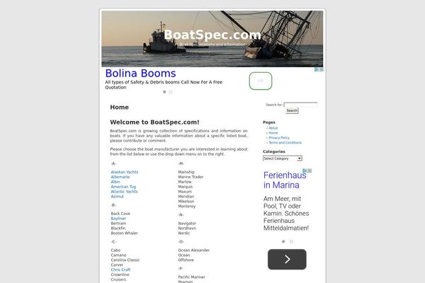 Default theme site design template sample