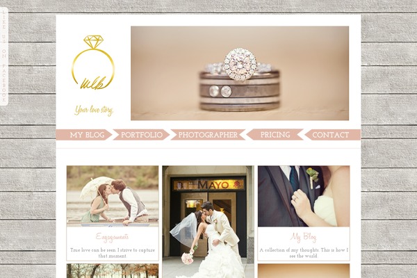 Mono theme site design template sample