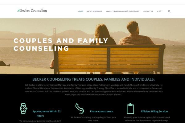 Therapy theme site design template sample