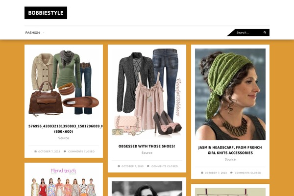 Fashionista theme site design template sample