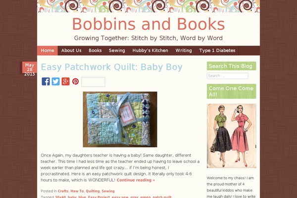 Scrappy theme site design template sample