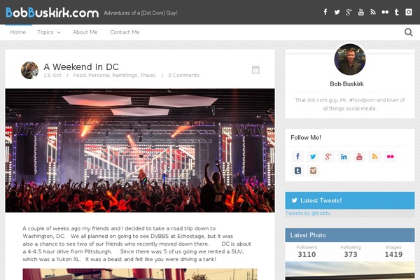 Bliss theme site design template sample