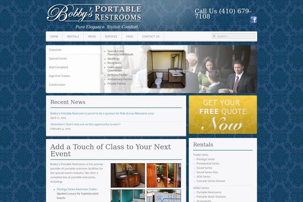 Balance theme site design template sample