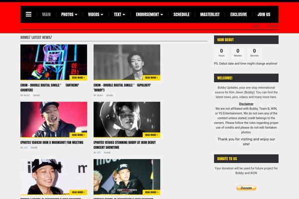bobbyupdates.com site used Morning Monday Lite
