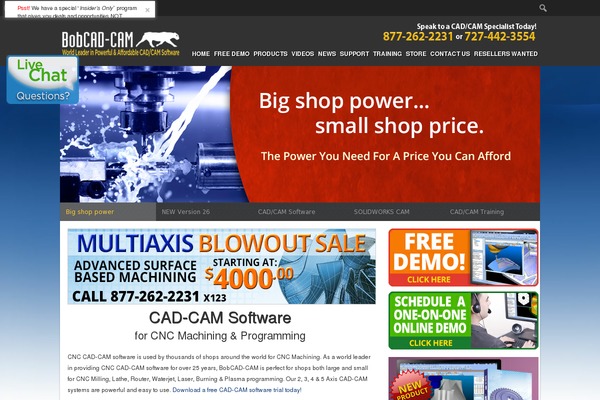bobcad.com site used Bobcad
