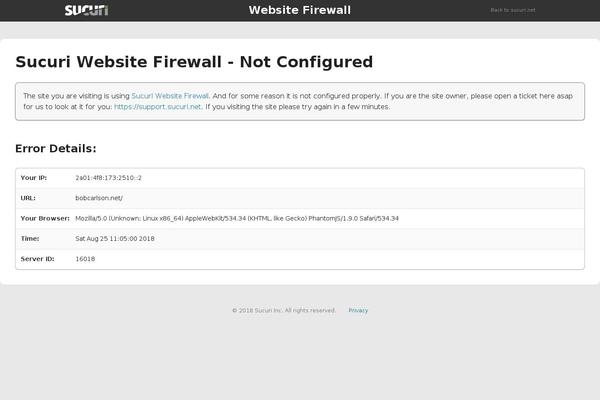 bobcarlson.net site used Updated-guru