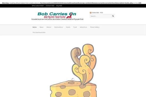 bobcarrieson.com site used Currents