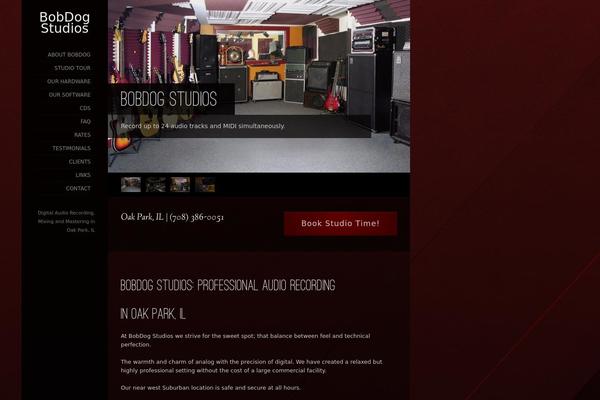 Myriad theme site design template sample