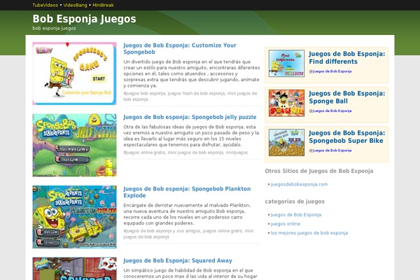 Estandardevideos theme site design template sample