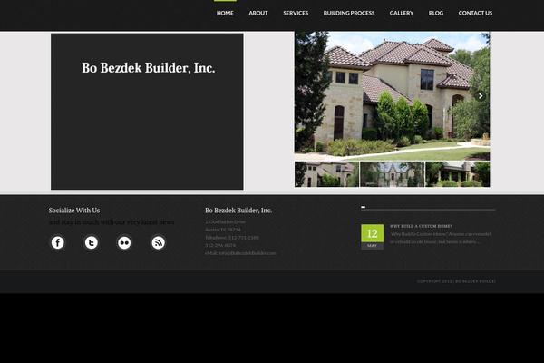 Venus theme site design template sample