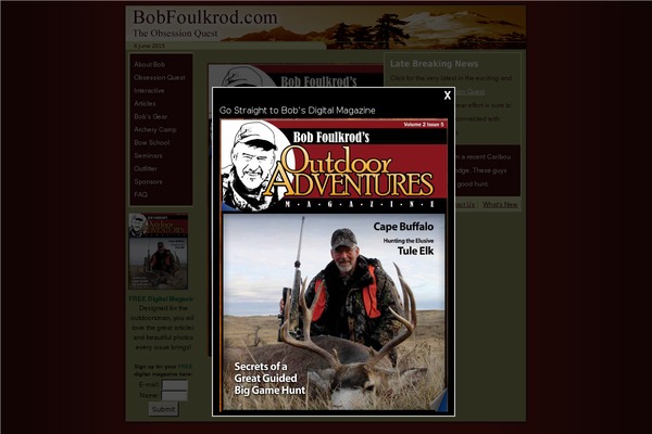 bobfoulkrod.com site used Bobby