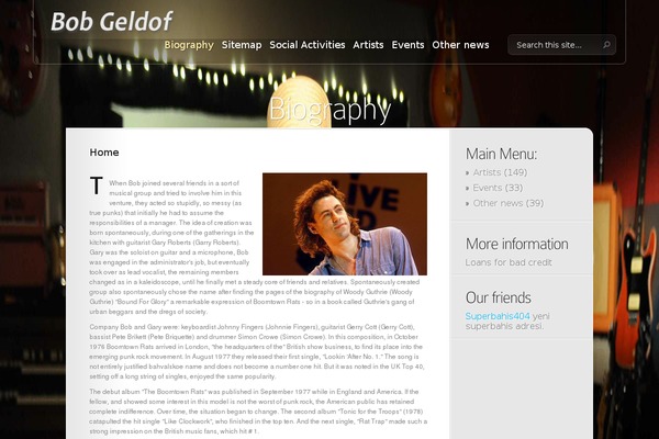 InStyle theme site design template sample