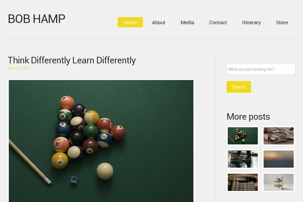 Selfy theme site design template sample