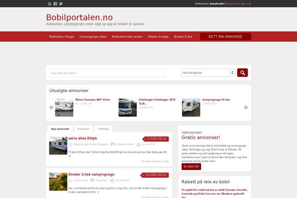 Site using Classipress-ad-social plugin