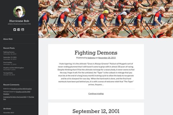 Author theme site design template sample