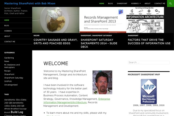 Twenty Fourteen theme site design template sample