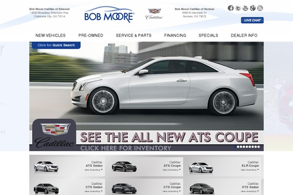 bobmoorecadillac.com site used Opubco-starter-theme