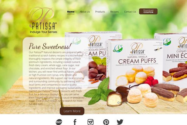 Fusion theme site design template sample