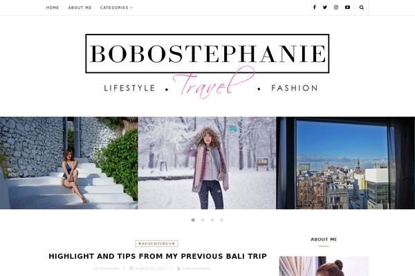 Fashionista theme site design template sample