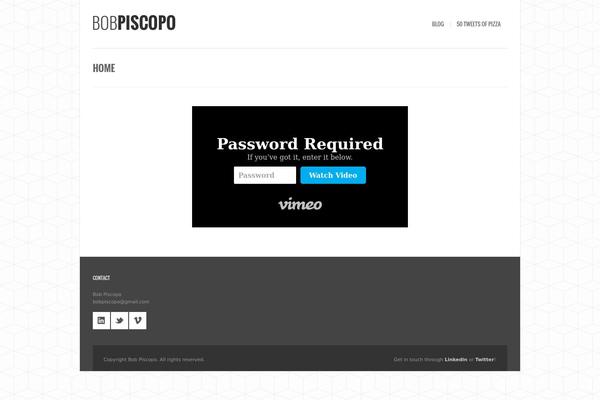 Bigbang theme site design template sample