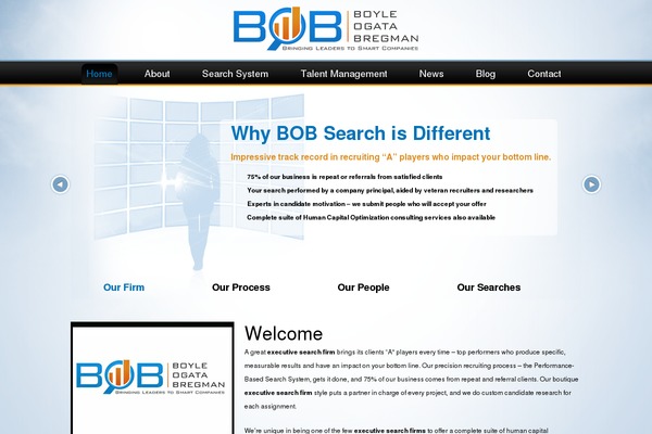 Bob theme site design template sample